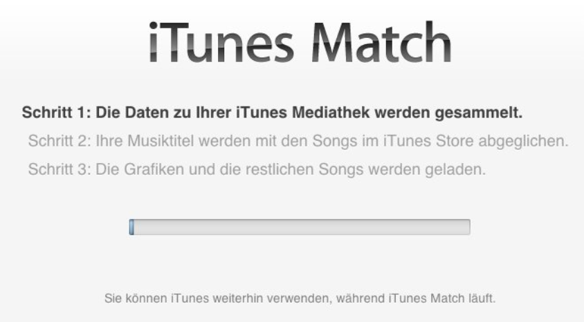 iTunes Match – Leiden in der Wolke