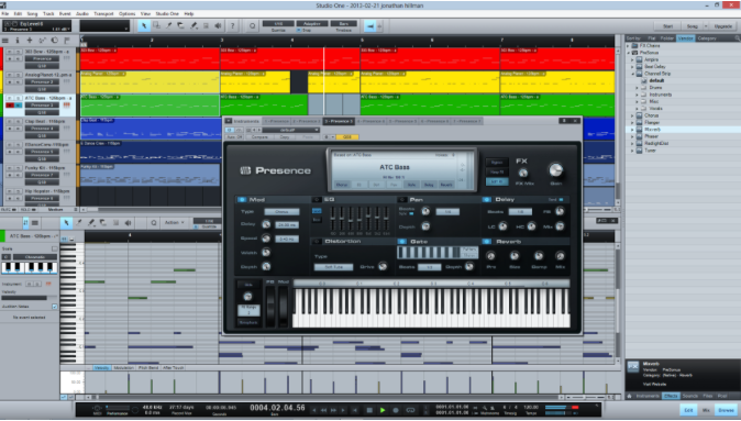 Presonus Studio One – Sequencer