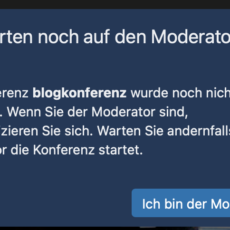 Pimp my Jitsi – Episode 1 – Videokonferenzen nur starten, wenn der Lehrer da ist