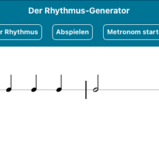 Nicht nur für den Distanzunterricht: Rhythmusgenerator