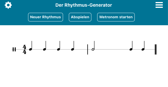 Nicht nur für den Distanzunterricht: Rhythmusgenerator